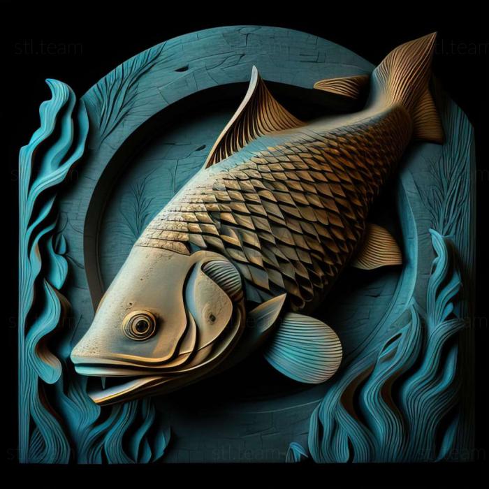 3D model Shukin fish (STL)